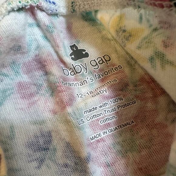 Baby Gap Floral outfit sz 12-18 m Matching Set Two Piece Baby Girl Outfit - Picture 4 of 7
